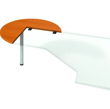 Hobis Přídavný stůl FP 21 L Barva desky stolu: šedá, Barva kovu: černá