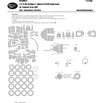 Plastikový model New Ware 1/72 Mask Tu-16K-26 Badger G BASIC (TRUMP 01612)