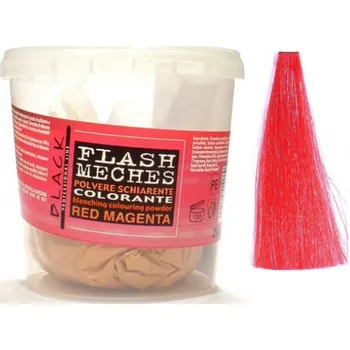 Barva na vlasy Black barevný melírovací prášek 250 g Red Magenta