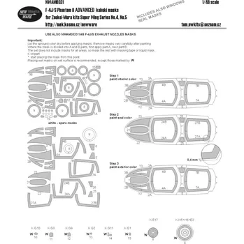 Plastikový model New Ware 1/48 Mask F-4J/S Phantom II ADVANCED (ZOUKEI-MURA)