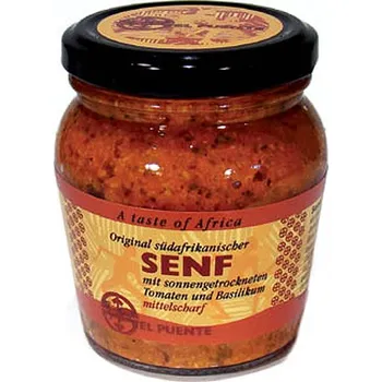 Omáčka El Puente Hořčice s bazalkou a rajčaty 235 g