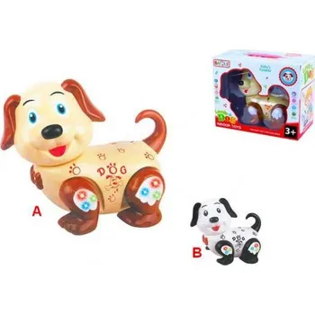 plyšák Pes veselý narážecí zvuk,světlo