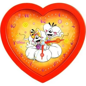 Hodiny Nástěnné hodiny srdce DIDDL