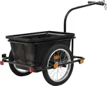 vidaXL přívěsný vozík za kolo černý 50 l
