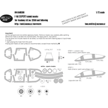 Plastikový model New Ware 1/72 Mask F-15E EXPERT (ACAD 12550)