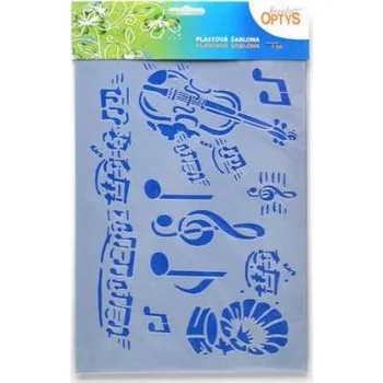 OPTYS - Český výrobce TISKÁRNA Šablona kombinovaná notová plastová