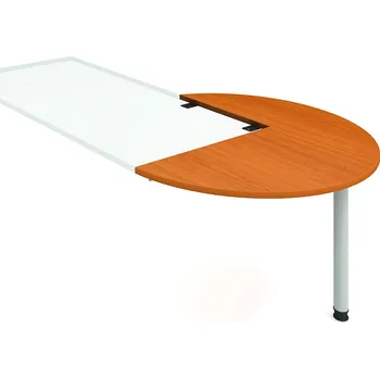 Psací stůl Hobis Přídavný stůl CP 22 P Barva desky stolu: buk, Barva kovu: šedá