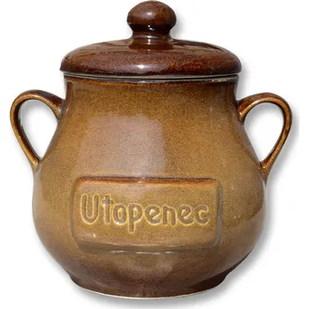 Dóza na potraviny Keramika Krumvíř nádoba na utopence 1,8 l