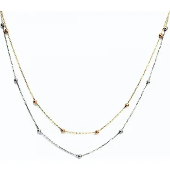 Náhrdelník Náhrdelník tvořený dvěma řetízky