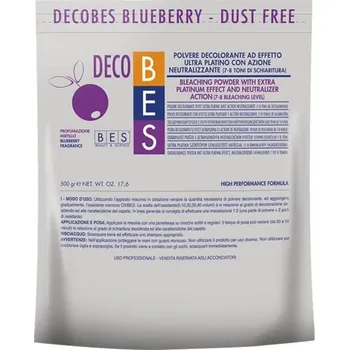 Barva na vlasy BES Decobes Blueberry Pure White 500 g