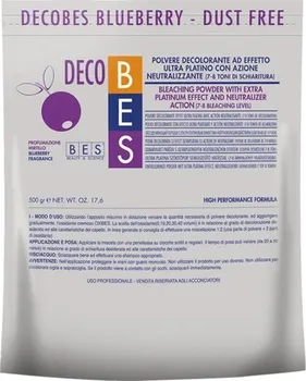 Barva na vlasy BES Decobes Blueberry Pure White 500 g