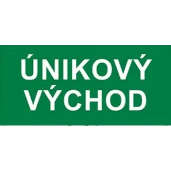 Informační štítky Únikový východ