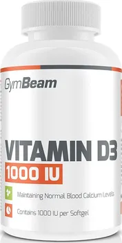 Gymbeam D3 1000 IU 60 cps.