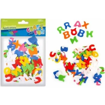 Konfety dekorace filc ABECEDA kreativní