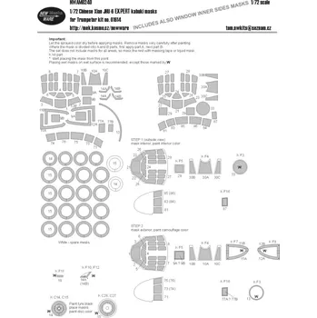 Plastikový model New Ware 1/72 Mask Chinese Xian JHU-6 EXPERT (TRUMP 01614)