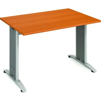 Psací stůl Hobis Jednací stůl FJ 1200 Barva desky stolu: olše, Barva kovu: černá, Podnož: RM 100