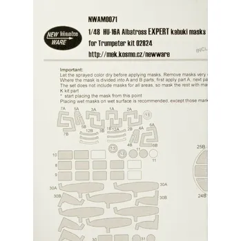Plastikový model New Ware 1/48 Mask HU-16 Albatross EXPERT (TRUMP)