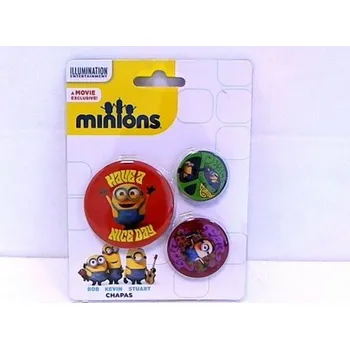 Mimoni odznak 3ks Minions