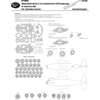 Plastikový model New Ware 1/48 Mask Me 262 A-2a w/ Kettenkraftad EXPERT(TAM)
