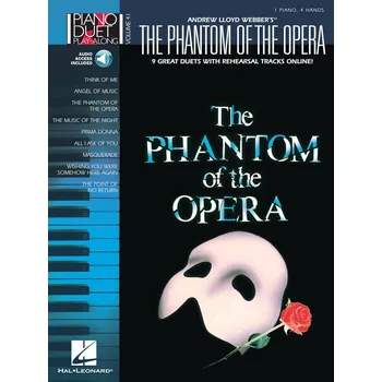 PIANO DUET PLAY-ALONG 41 - THE PHANTOM OF THE OPERA +Audio Online