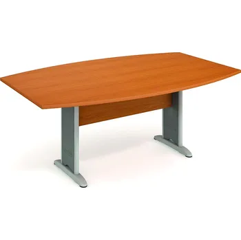Hobis Jednací stůl CJ 200 Barva desky stolu: višeň, Barva kovu: černá, Podnož: RM 200