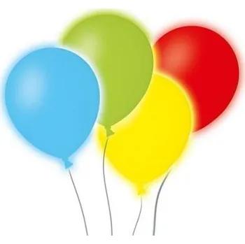Balónek Balonky LED 4ks barevné s ochranou