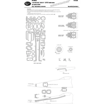 Plastikový model New Ware 1/48 Mig-25 RBT Foxbat B EXPERT (REV)