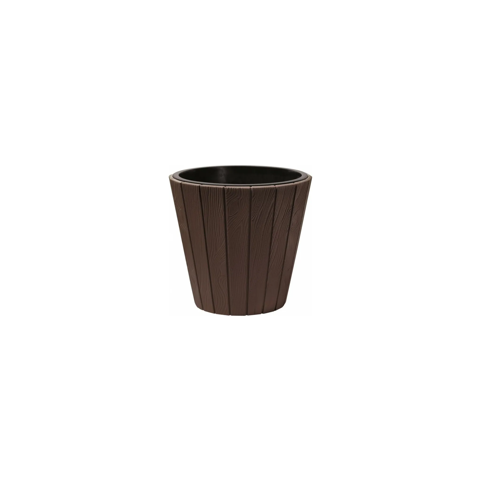 Fotografie 1 - Květináč Prosperplast Woode DBWO300 29,9 cm hnědý