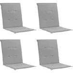 vidaXL podušky na zahradní židle 4 ks…