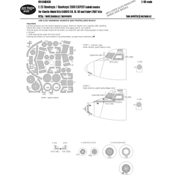 Plastikový model New Ware 1/48 Mask E-2C Hawkeye/Hawk.2000 EXPERT (KINETIC)