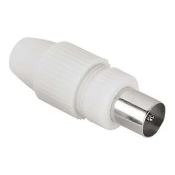 Anténní redukce HAMA Koaxiální vidlice, rovná, šroubovací (45131)