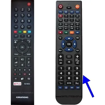 &nbsp;Grundig TS1 dálkový ovladač náhradní