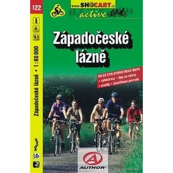 Mapa cyklistická Západočeské lázně č. 122
