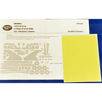 Plastikový model New Ware 1/48 Mask CF-105 Arrow (HOBBYCR. HC1659)