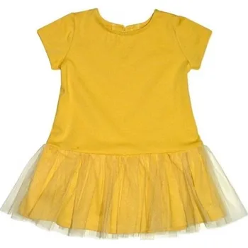 Kojenecké šaty K-Baby kojenecké šaty hořčicové