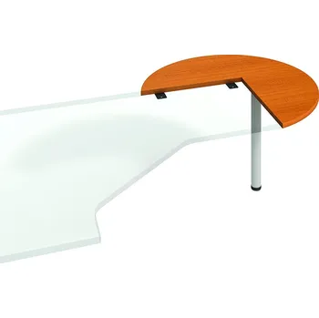 Hobis Přídavný stůl FP 21 P Barva desky stolu: akát, Barva kovu: černá