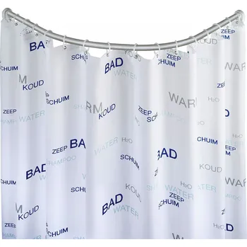 Zakřivená sprchová tyč, chrom, 80 x 80/90 x 90 cm, WENKO