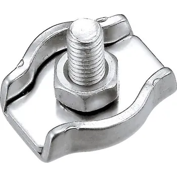 Lano Nerezová lanová svorka simplex Lano - průměr: 5 mm