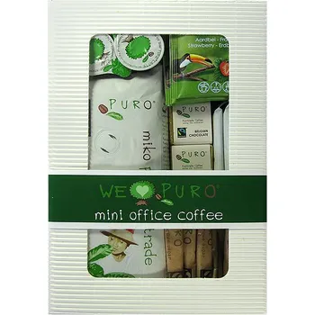 Káva Miko Fairtrade dárkový balíček Zrnková káva Puro mini office pack