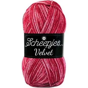Příze Příze Scheepjes Velvet červenobílá