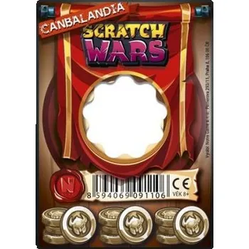 Sběratelská karetní hra Scratch Wars - Karta Zbraně Canbalandia