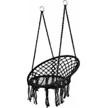 Iso Trade Čapí hnízdo houpačka černá