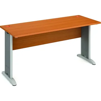 Psací stůl Hobis Pracovní stůl CE 1600 Barva desky stolu: calvados, Barva kovu: šedá, Podnož: RM 200