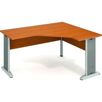 Hobis Pracovní stůl CEV 60 L Barva desky stolu: akát, Barva kovu: černá, Podnož: RM 200