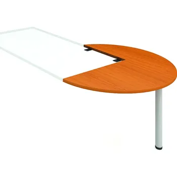 Psací stůl Hobis Přídavný stůl FP 22 P Barva desky stolu: bílá, Barva kovu: šedá