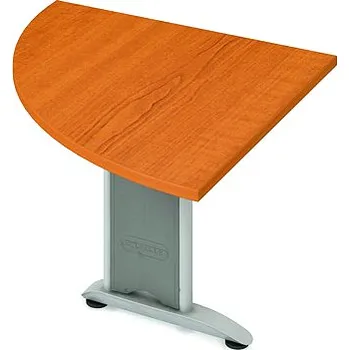 Nábytek Hobis Přídavný stůl FP 901 L Barva desky stolu: višeň, Barva kovu: černá, Podnož: RM 200