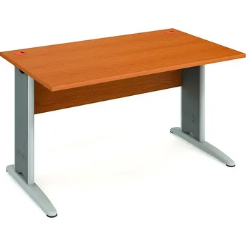 Hobis Pracovní stůl CS 1400 Barva desky stolu: ořech, Barva kovu: černá, Podnož: RM 200