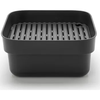 Odkapávač na nádobí Brabantia Mísa na mytí nádobí s odkapávačem, tmavě šedá