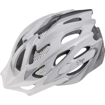 Cyklistická přilba Dámská helma na kolo Etape Venus, bílá/stříbrná Velikost (cm): 58-61