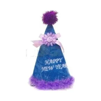 Čepice Čepice plyšová HAPPY NEW YEAR